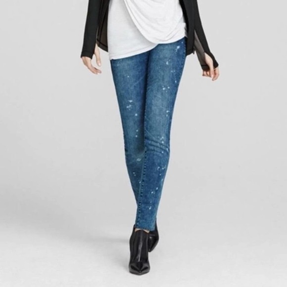 CABI | Paint Splatter Skinny Jeans | 2 - Picture 4 of 5
